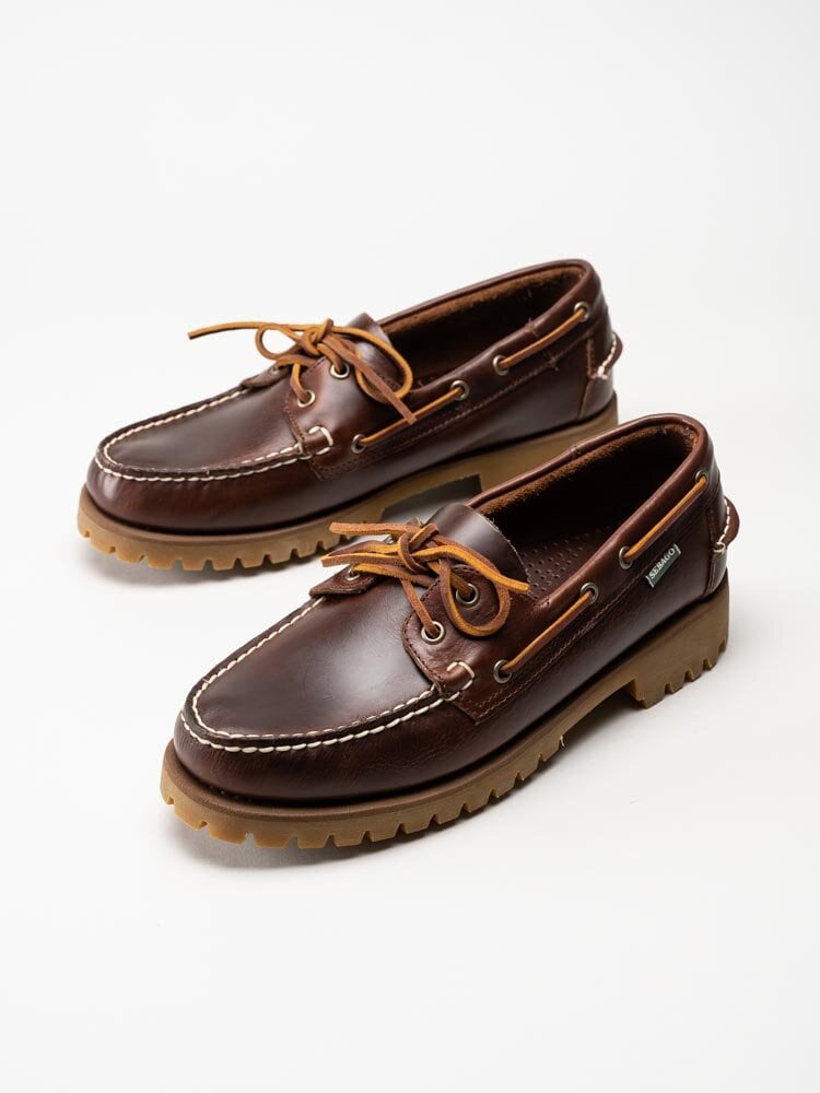 Sebago - Ranger Waxy - Bruna seglarskor i skinn