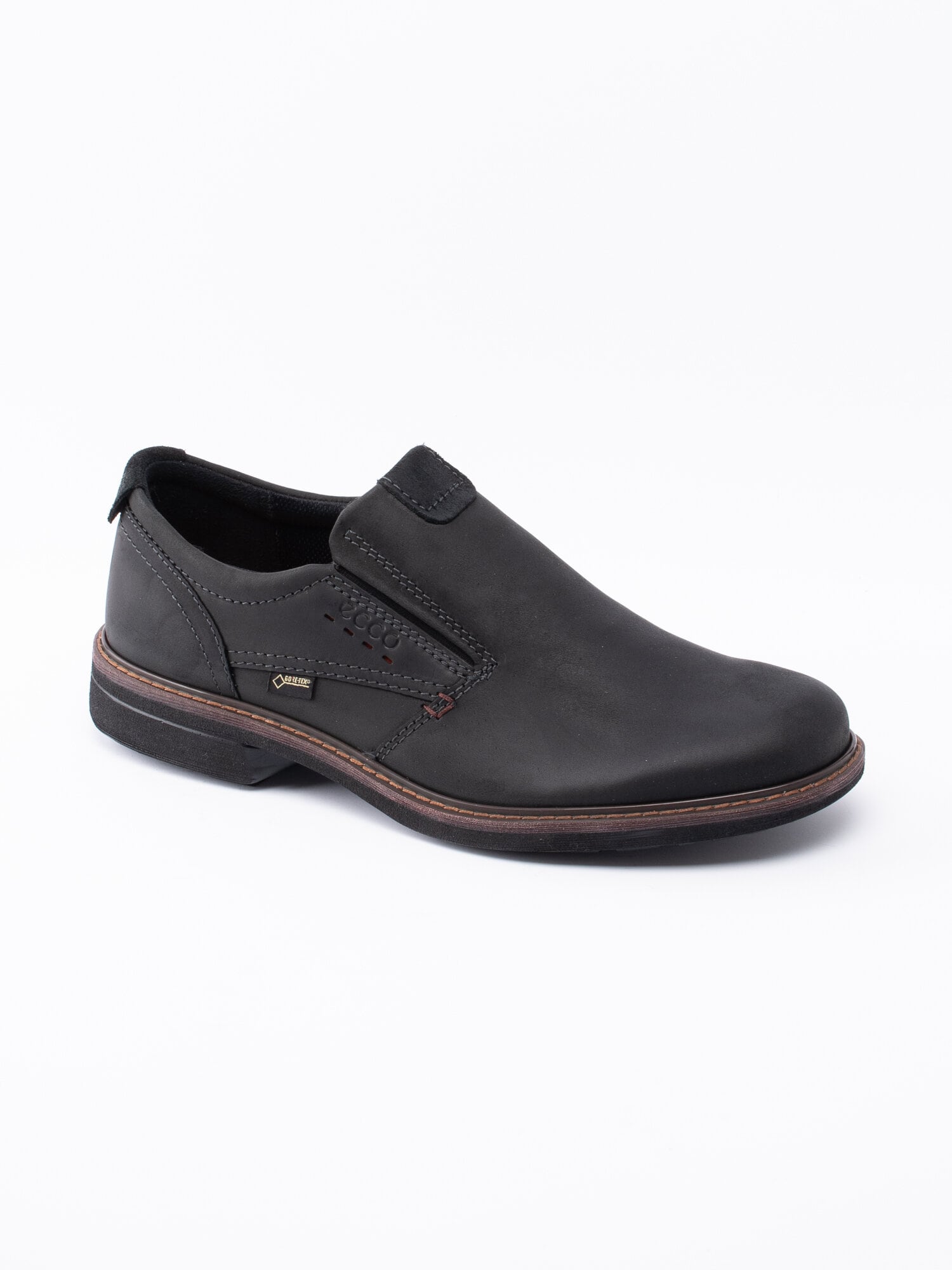 Ecco - Turn GTX - Svarta slip on loafers