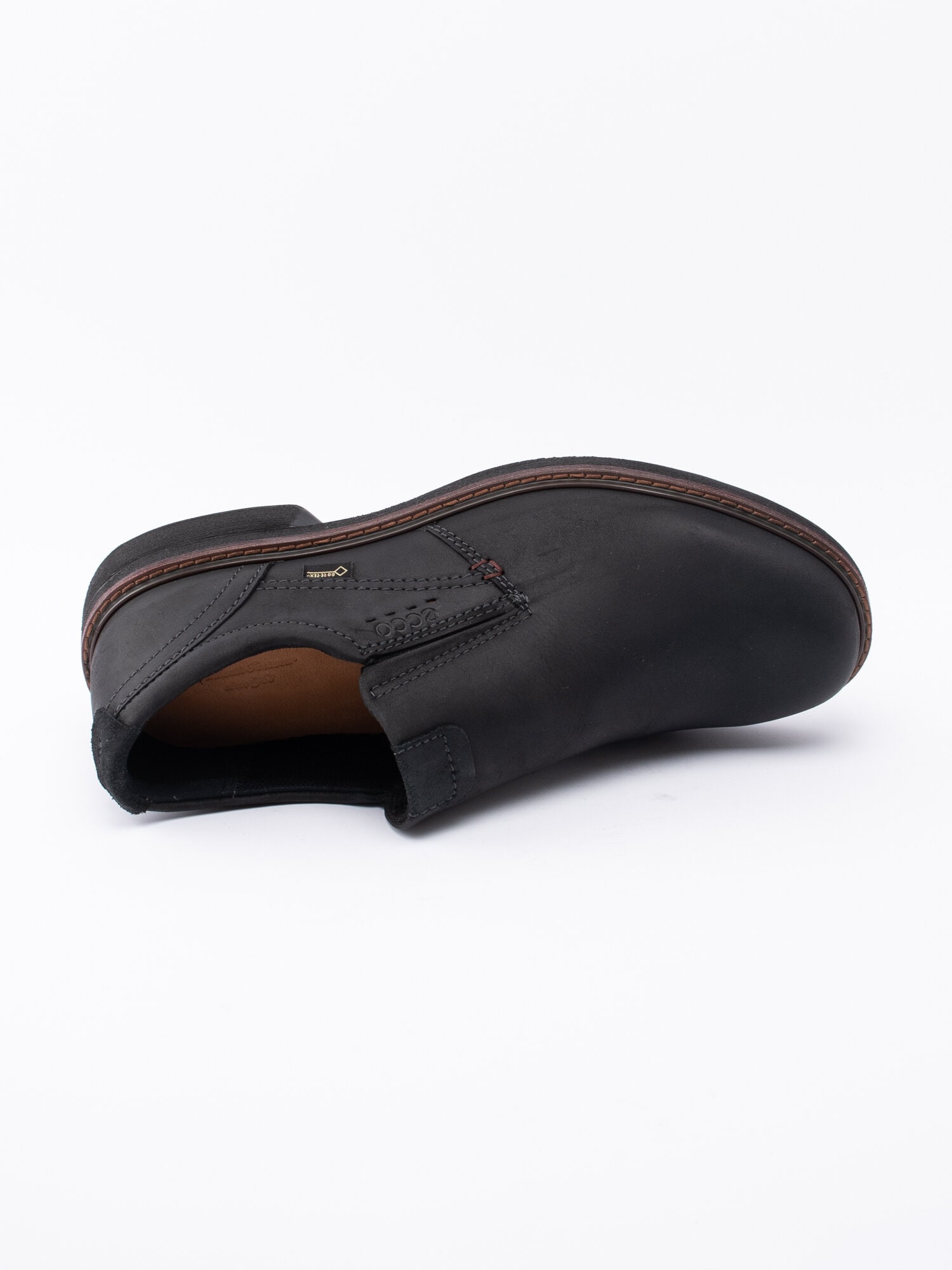 Ecco - Turn GTX - Svarta slip on loafers