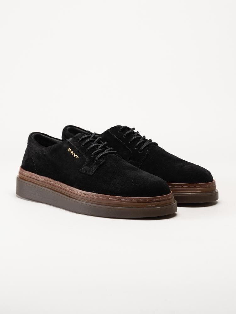 Gant Footwear - Kinzoon - Svarta sneakers i mocka