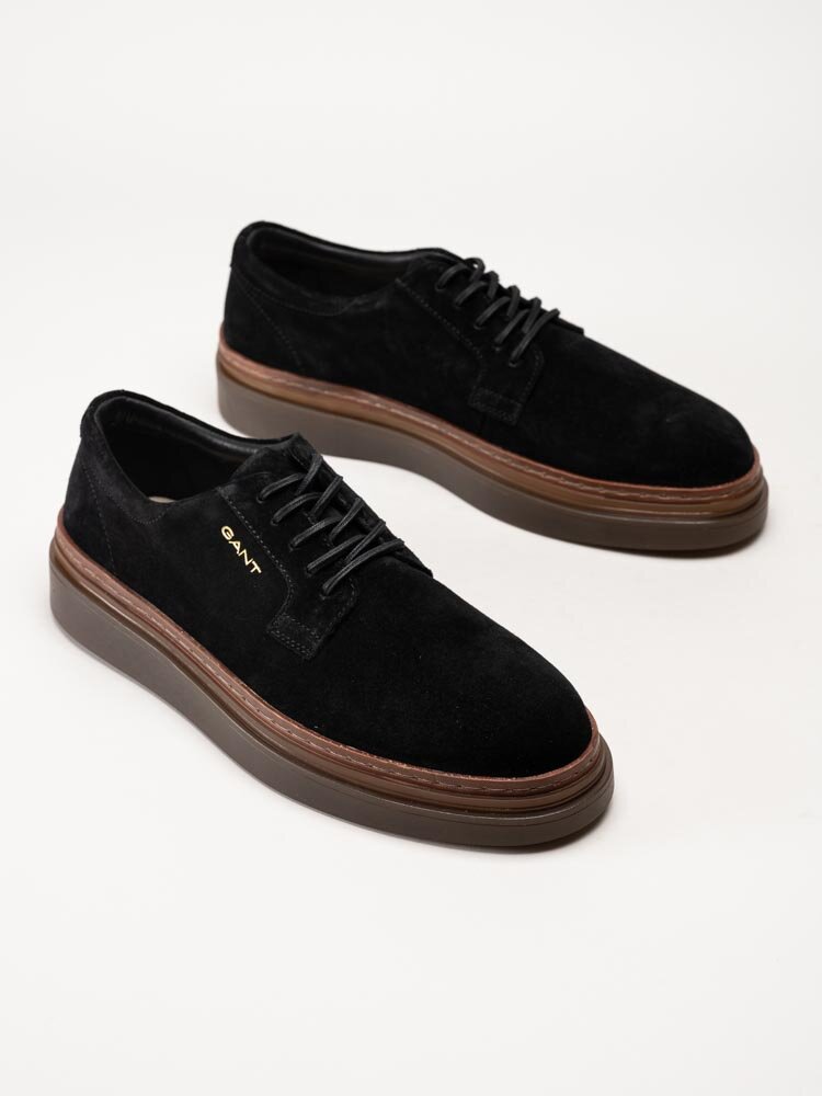 Gant Footwear - Kinzoon - Svarta sneakers i mocka