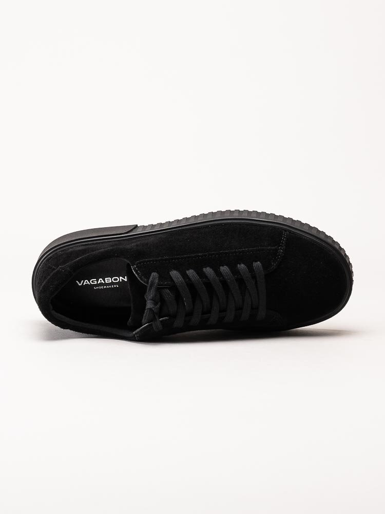 Vagabond - Derek - Svarta sneakers i mocka