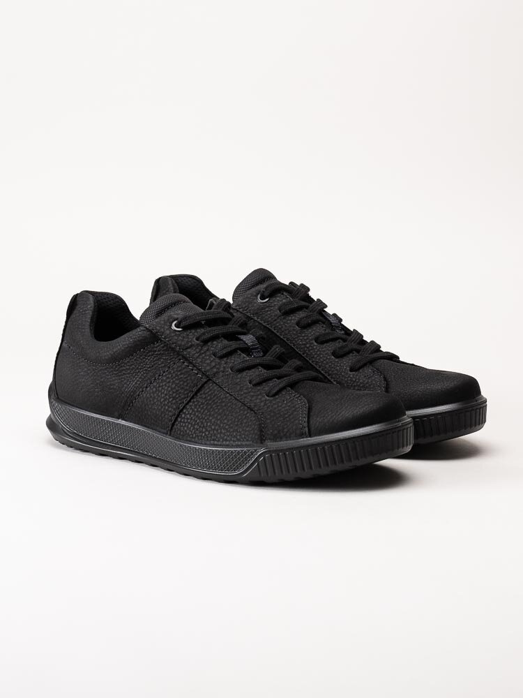 Ecco - Byway M - Svarta sneakers i oljad nubuck