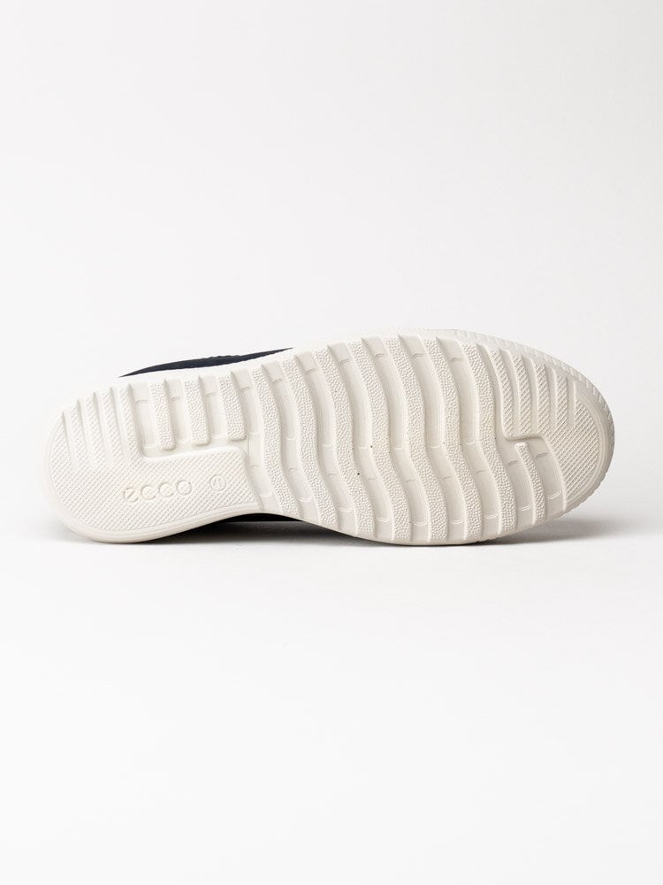 Ecco - Byway M Slip On - Blå slip on skor i oljad nubuck