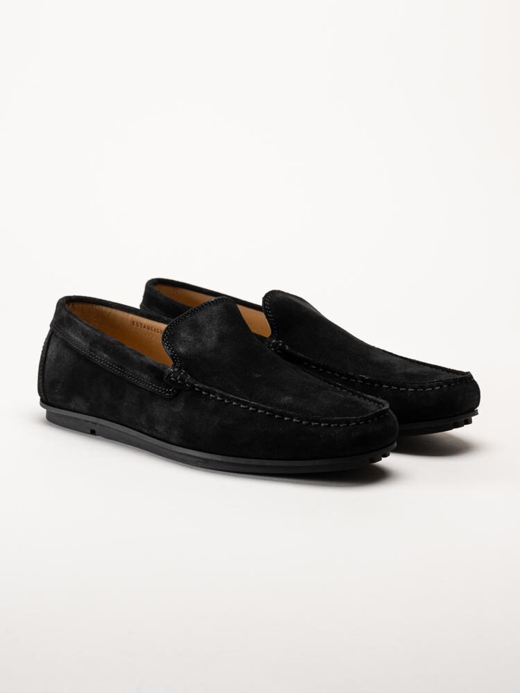 Gant Footwear - Wilmon - Svarta loafers i mocka