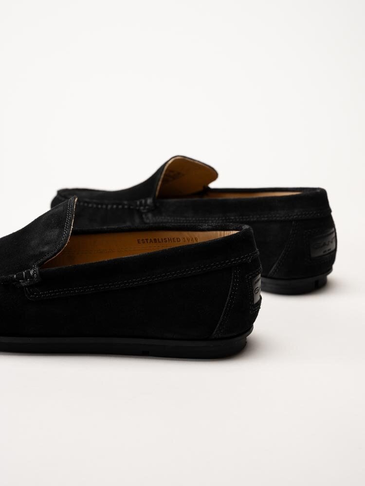 Gant Footwear - Wilmon - Svarta loafers i mocka