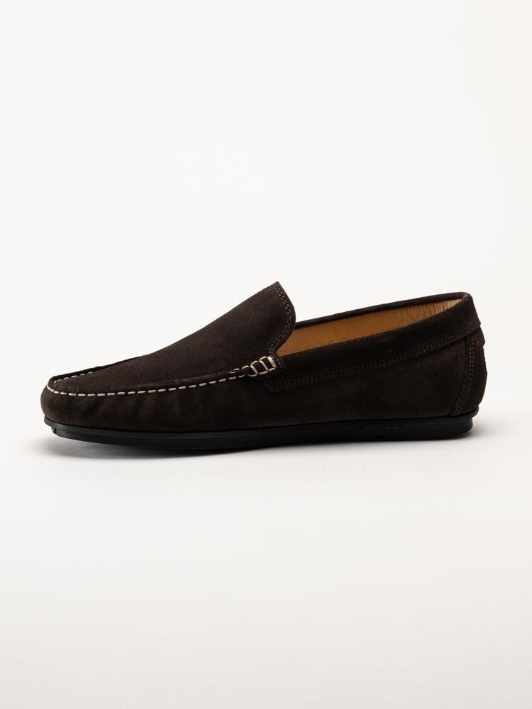 Gant Footwear - Wilmon - Mörkbruna loafers i mocka