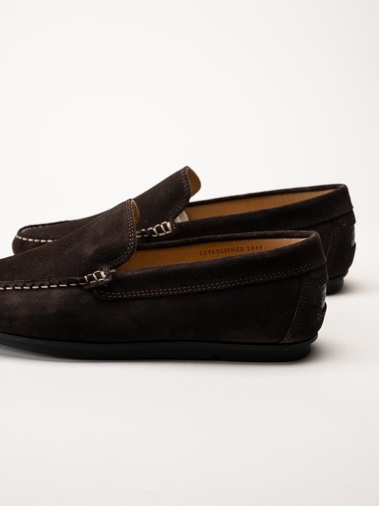 Gant Footwear - Wilmon - Mörkbruna loafers i mocka