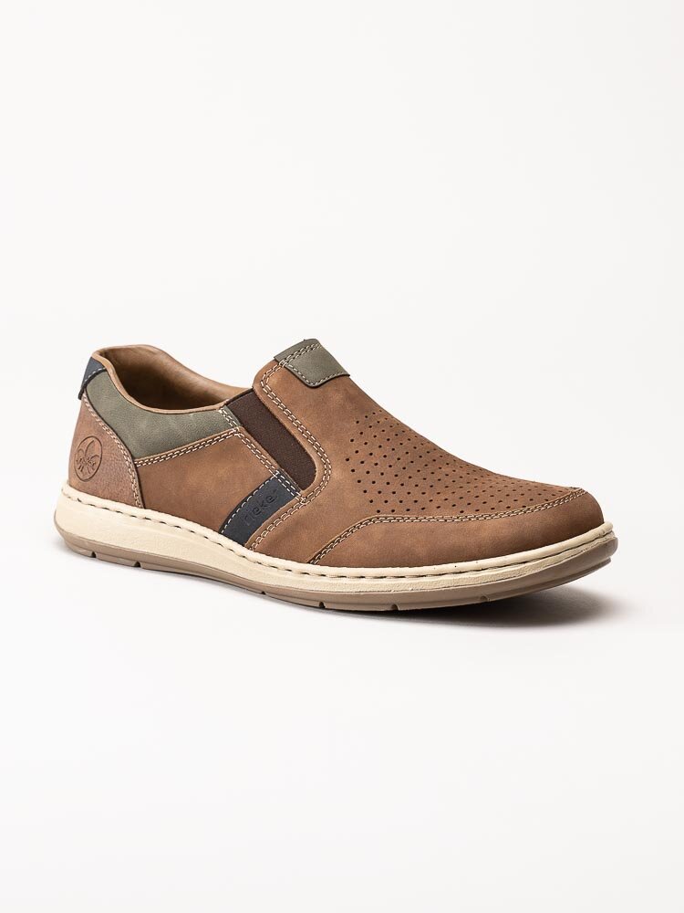 Rieker - Bruna slip on skor i nubuck