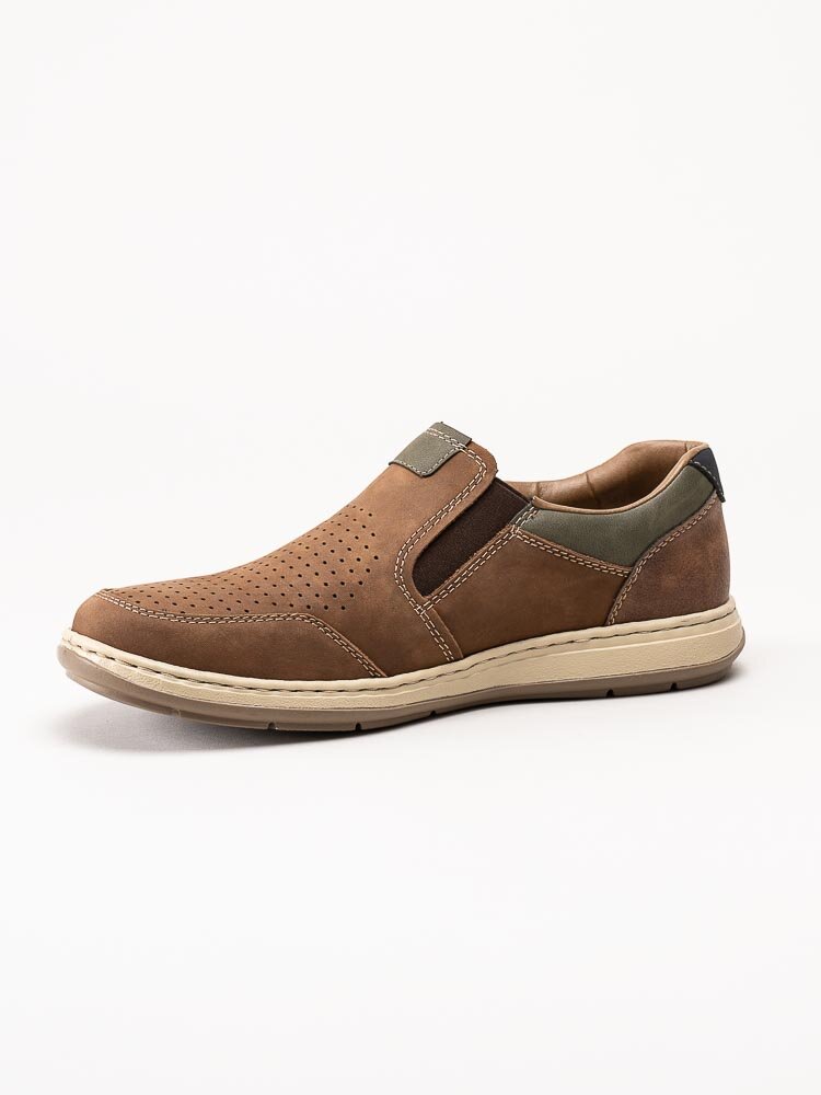 Rieker - Bruna slip on skor i nubuck