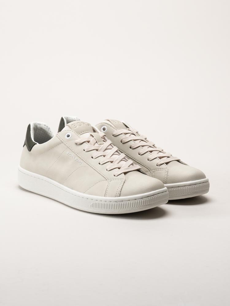 Björn Borg - T305 RQT M - Ljusbeige sneakers i skinnimitation