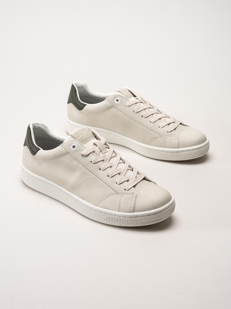 Björn Borg - T305 RQT M - Ljusbeige sneakers i skinnimitation