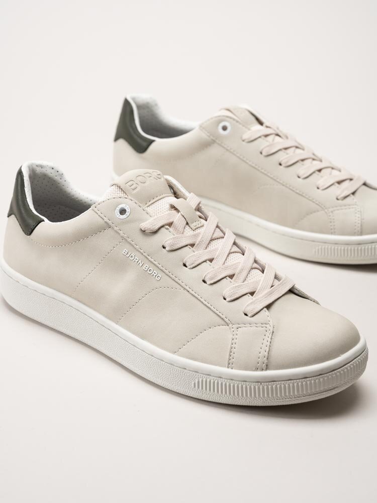 Björn Borg - T305 RQT M - Ljusbeige sneakers i skinnimitation