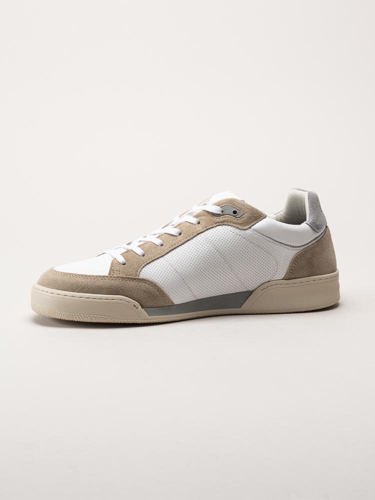 Björn Borg - SL200 PRF M - Vita sneakers i skinn och mocka