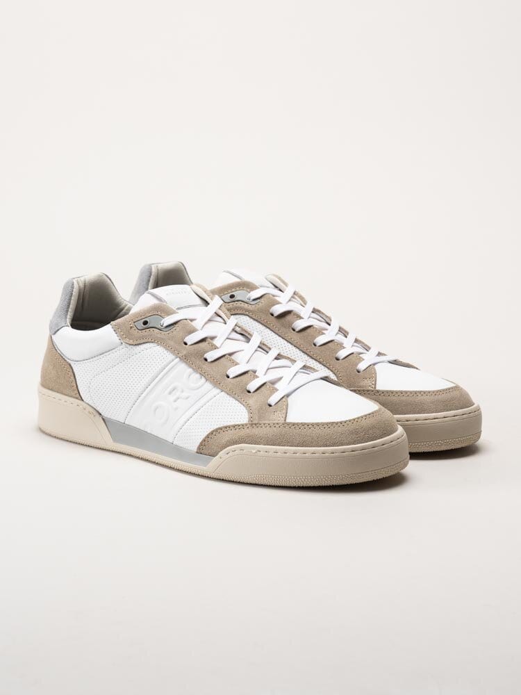 Björn Borg - SL200 PRF M - Vita sneakers i skinn och mocka