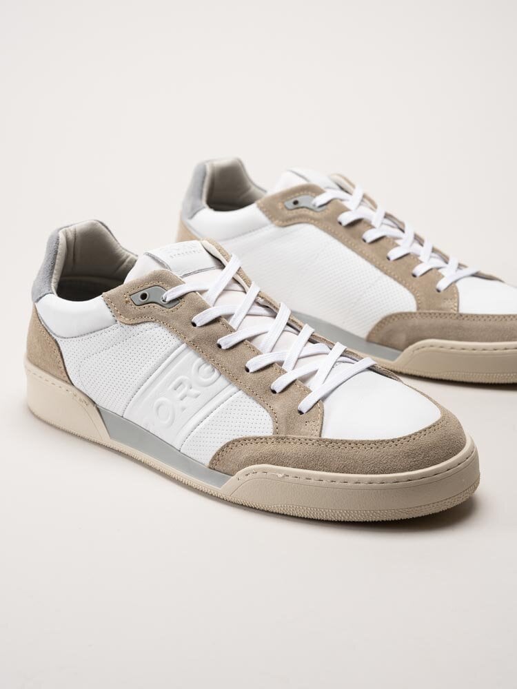 Björn Borg - SL200 PRF M - Vita sneakers i skinn och mocka