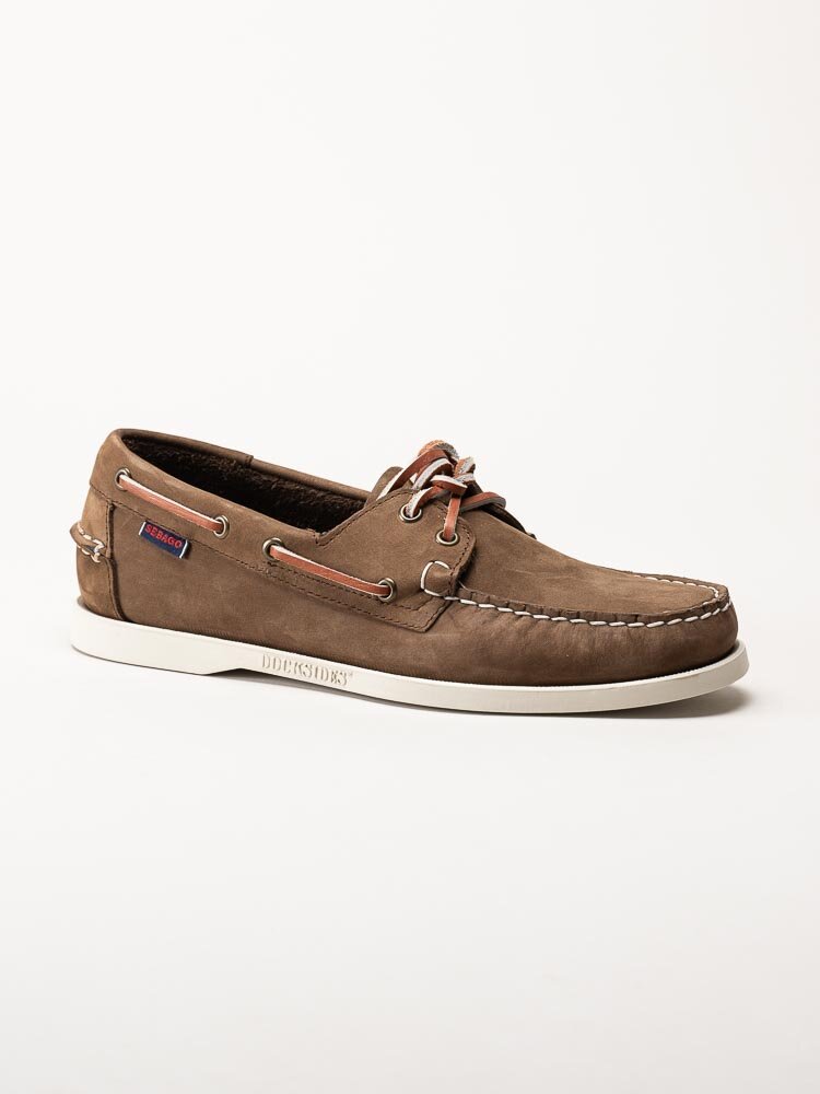 Sebago - Portland Nubuck - Bruna seglarskor i nubuck