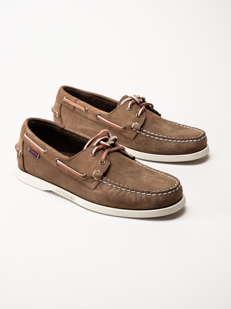 Sebago - Portland Nubuck - Bruna seglarskor i nubuck