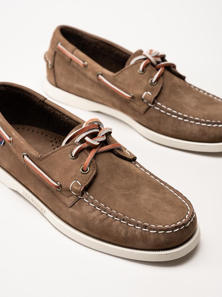 Sebago - Portland Nubuck - Bruna seglarskor i nubuck