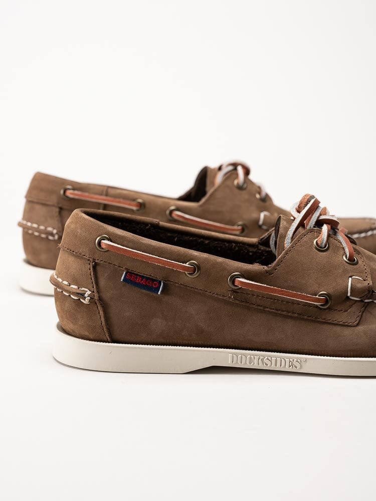 Sebago - Portland Nubuck - Bruna seglarskor i nubuck