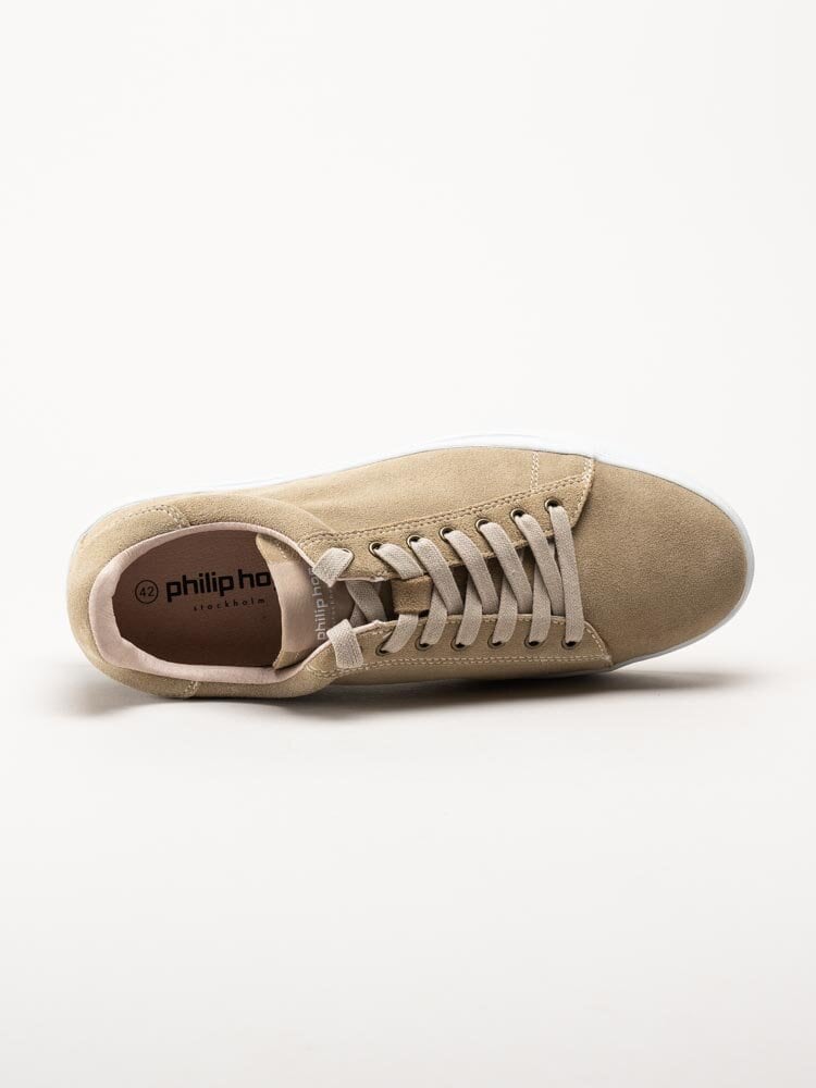 Philip Hog - Selim - Beige sneakers i mocka