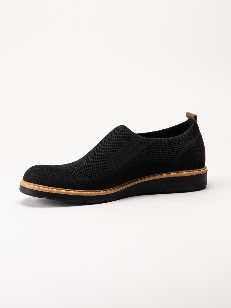 Igi & Co - Svarta slip on skor i strechnylon