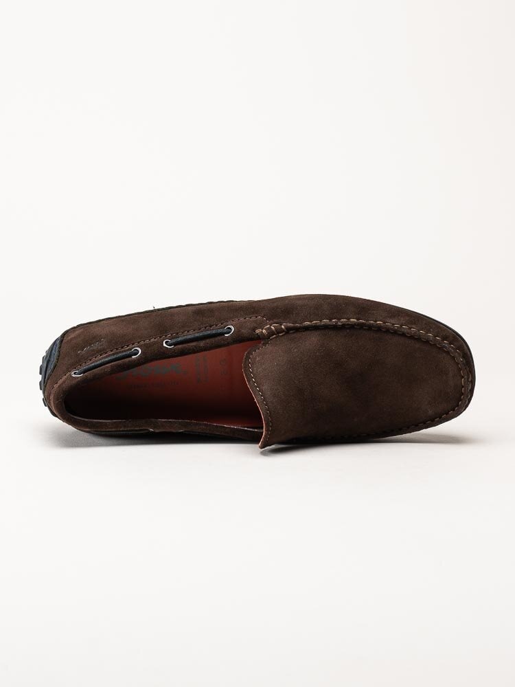 Sioux - Callimo - Mörkbruna vattentäta loafers