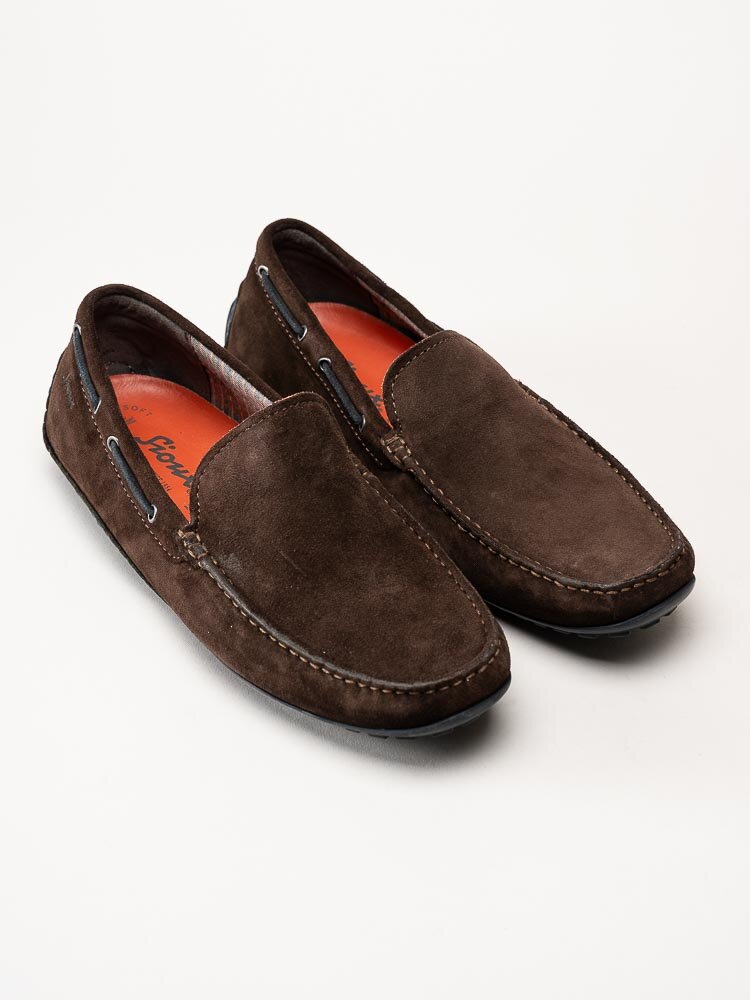 Sioux - Callimo - Mörkbruna vattentäta loafers