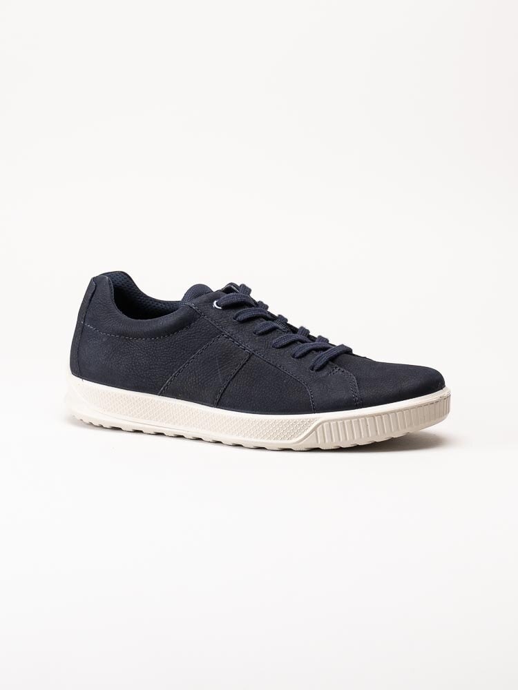 Ecco - Byway - Mörkblå sneakers i oljad nubuck