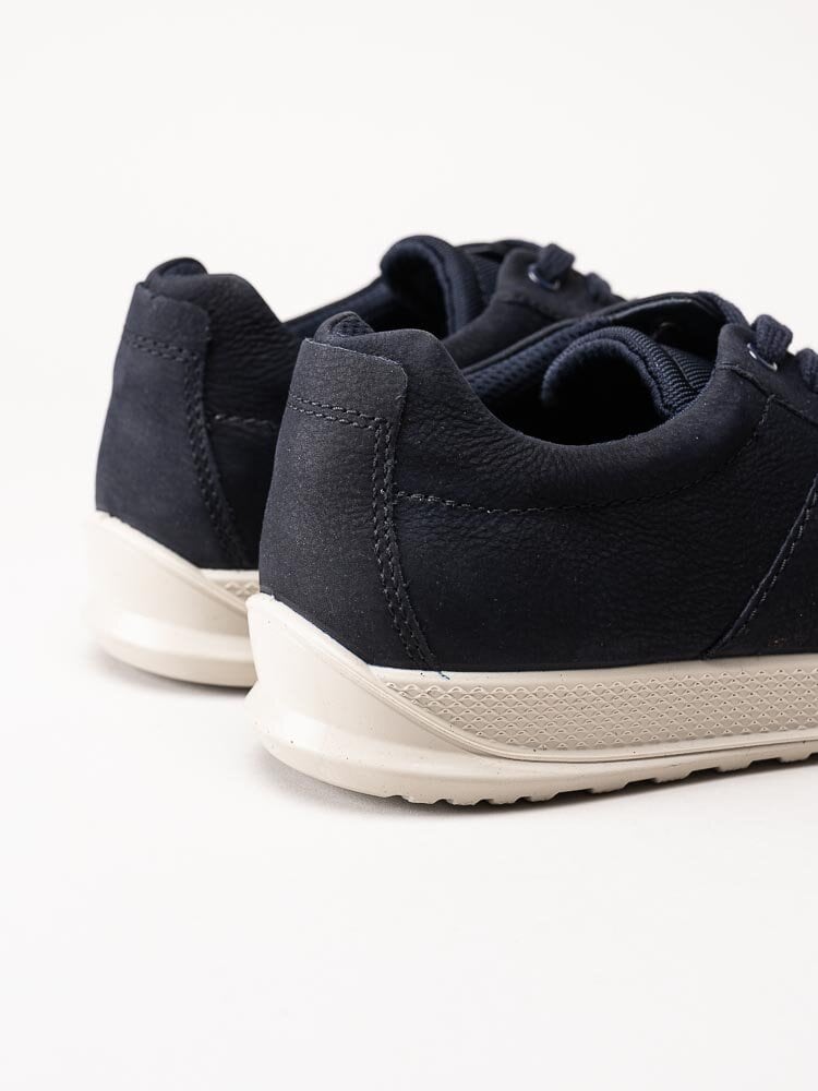 Ecco - Byway - Mörkblå sneakers i oljad nubuck