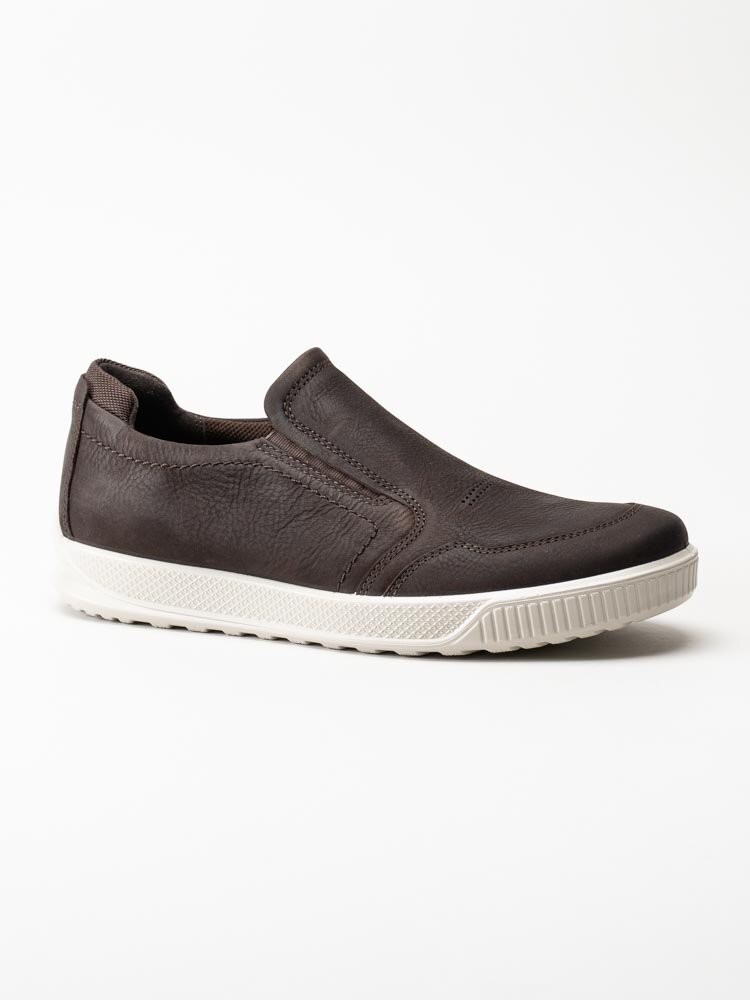 Ecco - Byway - Bruna slip on skor i oljad nubuck