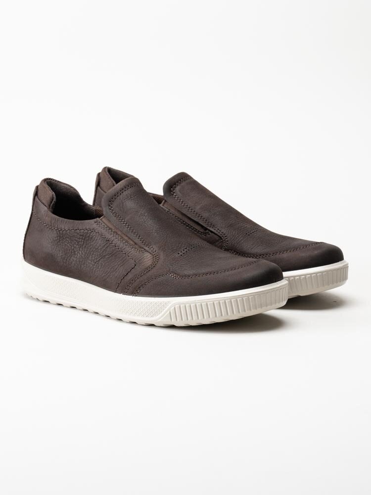 Ecco - Byway - Bruna slip on skor i oljad nubuck