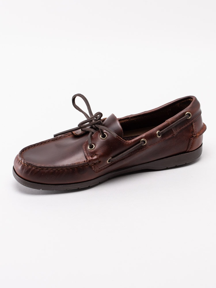Sebago - Endeavor FGL - Rödbruna seglarskor i oljat skinn