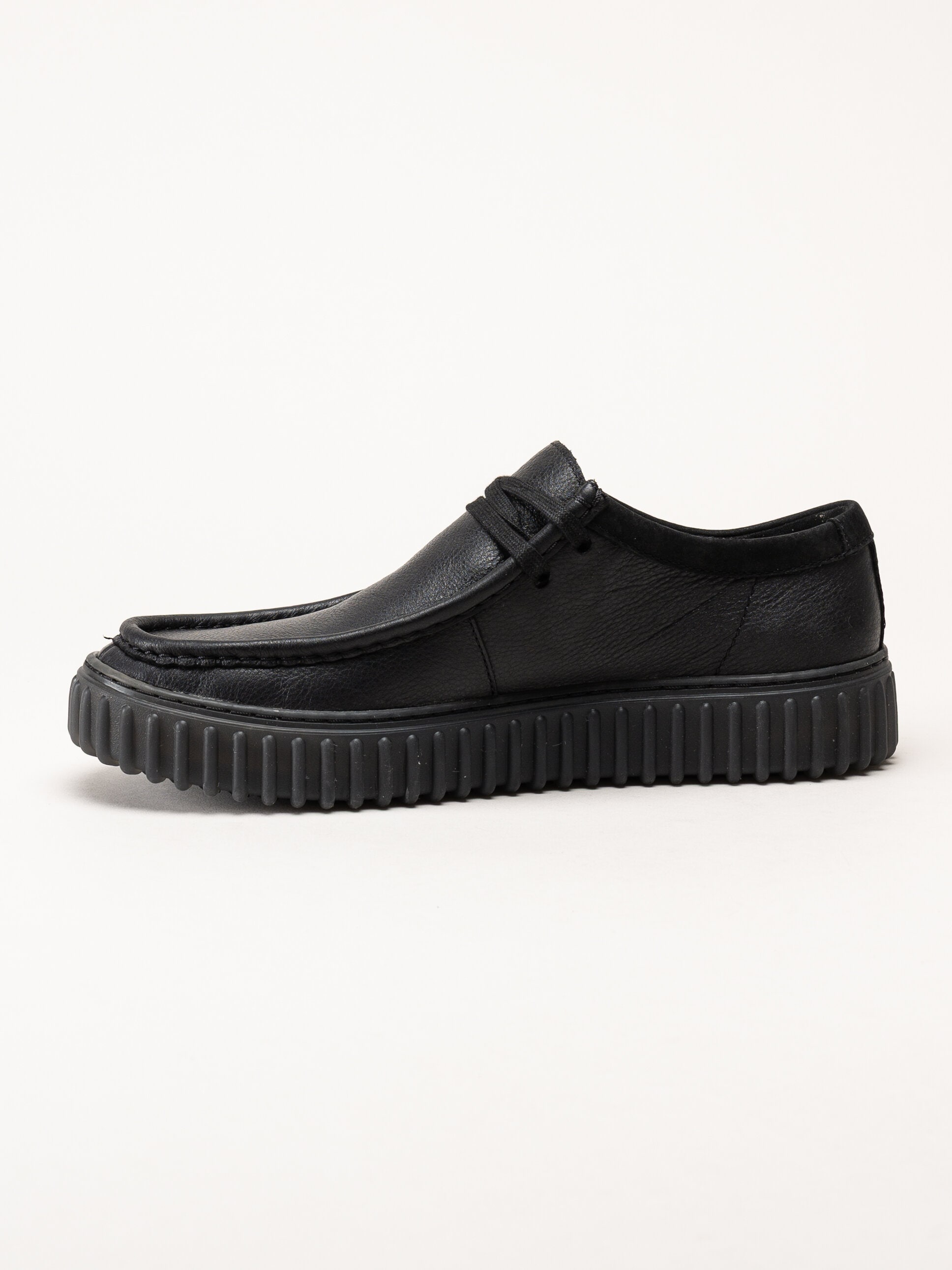 Clarks - Torhill Lo G - Svarta snörskor i skinn