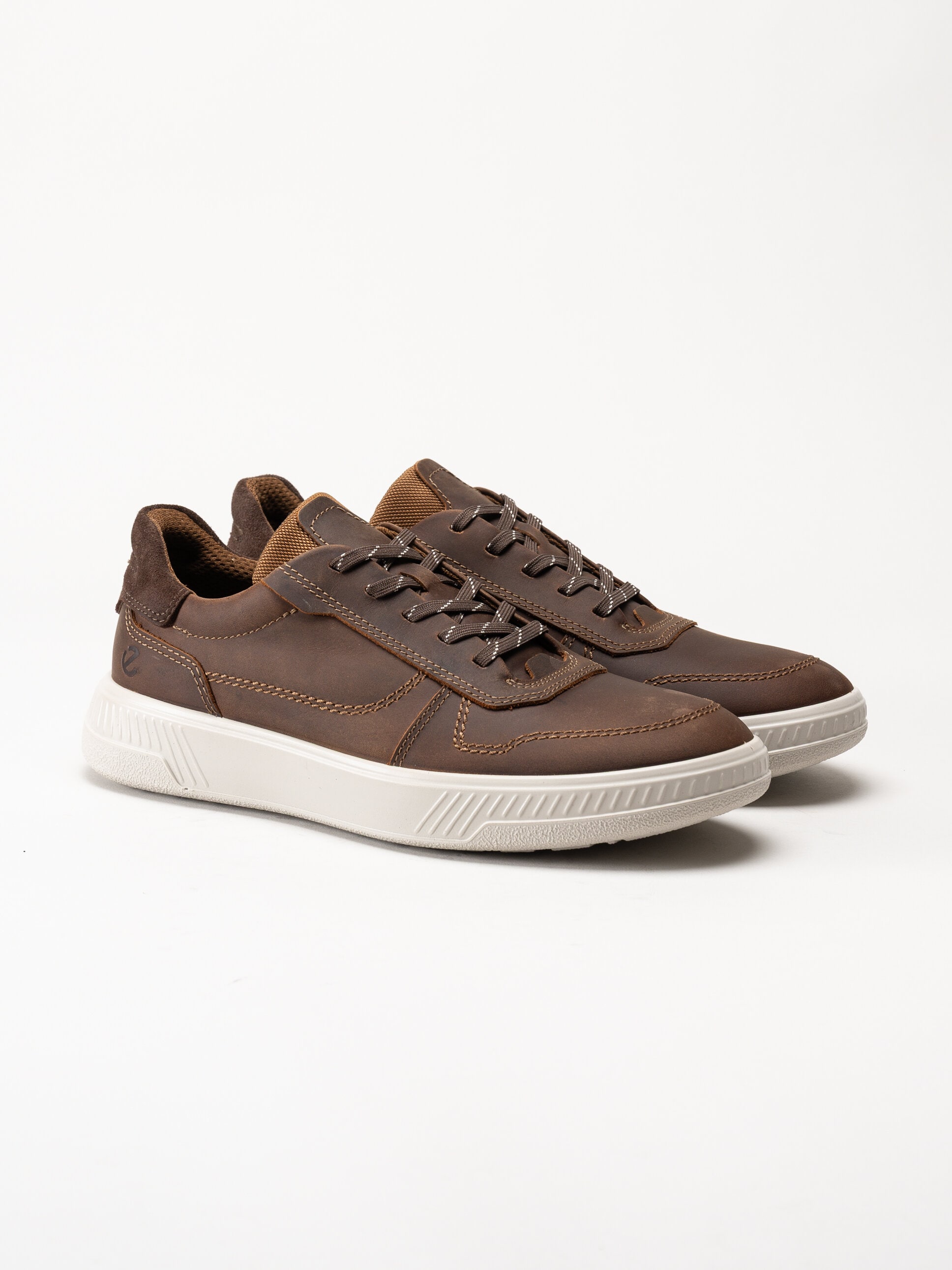 Ecco - Metro Move Sneaker - Bruna sneakers i oljad nubuck
