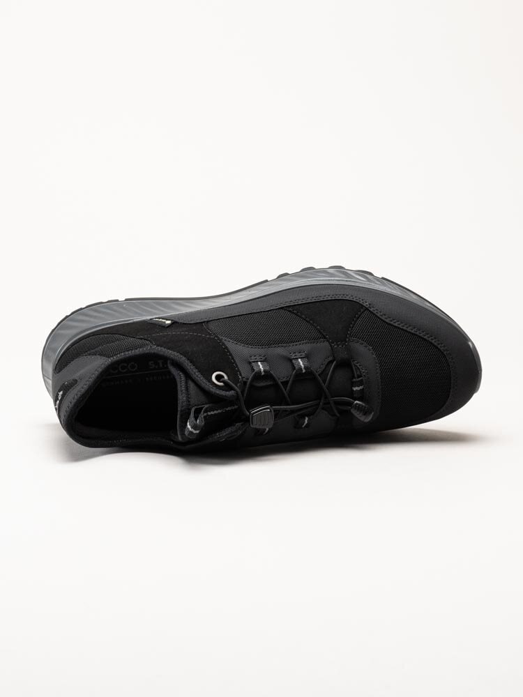 Ecco - Exostride Gtx - Svarta promenadskor med Gore-Tex