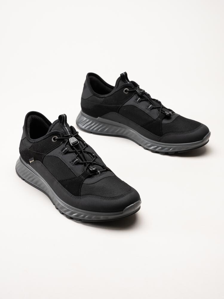 Ecco - Exostride Gtx - Svarta promenadskor med Gore-Tex