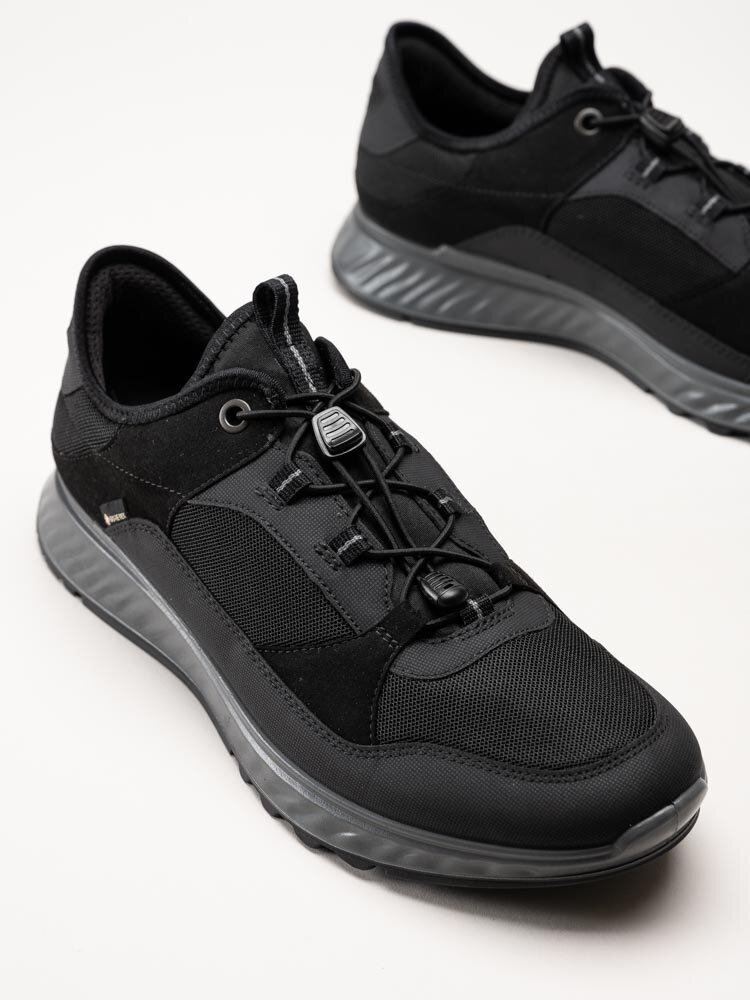Ecco - Exostride Gtx - Svarta promenadskor med Gore-Tex