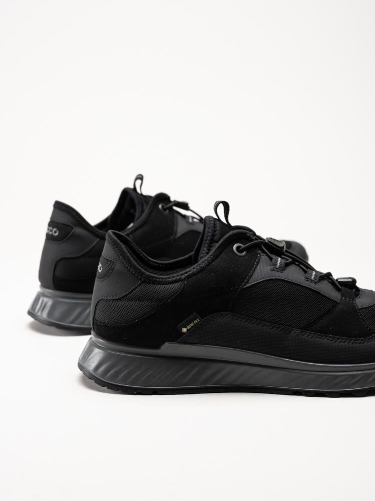 Ecco - Exostride Gtx - Svarta promenadskor med Gore-Tex