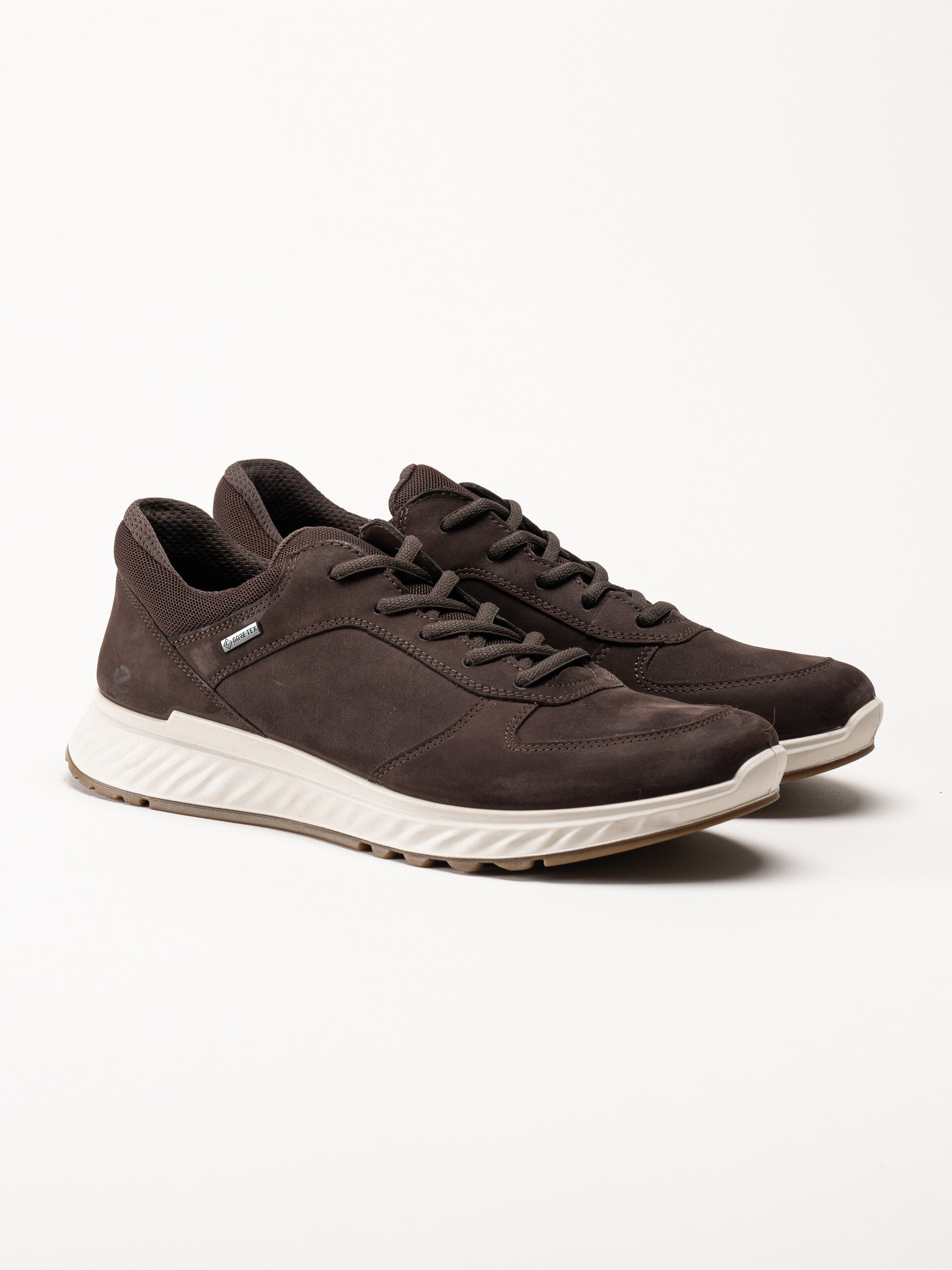 Ecco - Exostride Low GTX - Bruna promenadskor med Gore-Tex