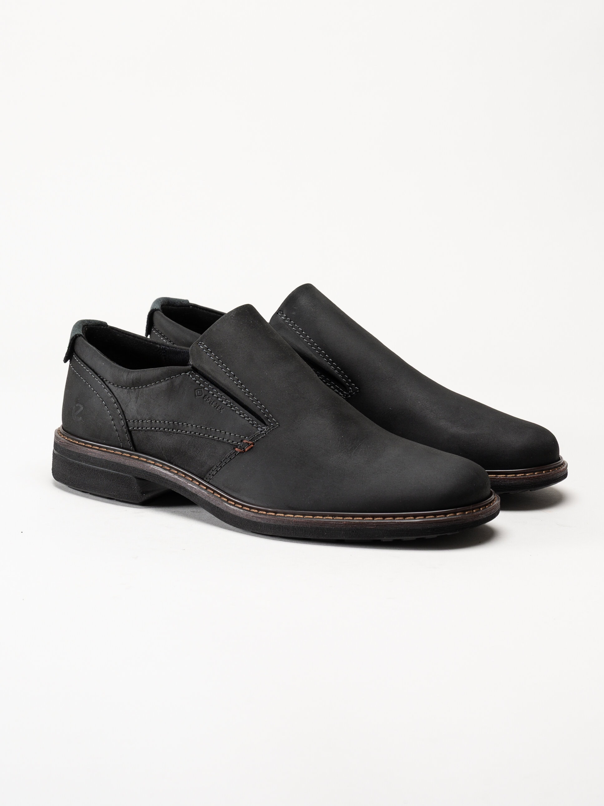 Ecco - Turn Slip On GTX - Svarta slip on skor med Gore-Tex