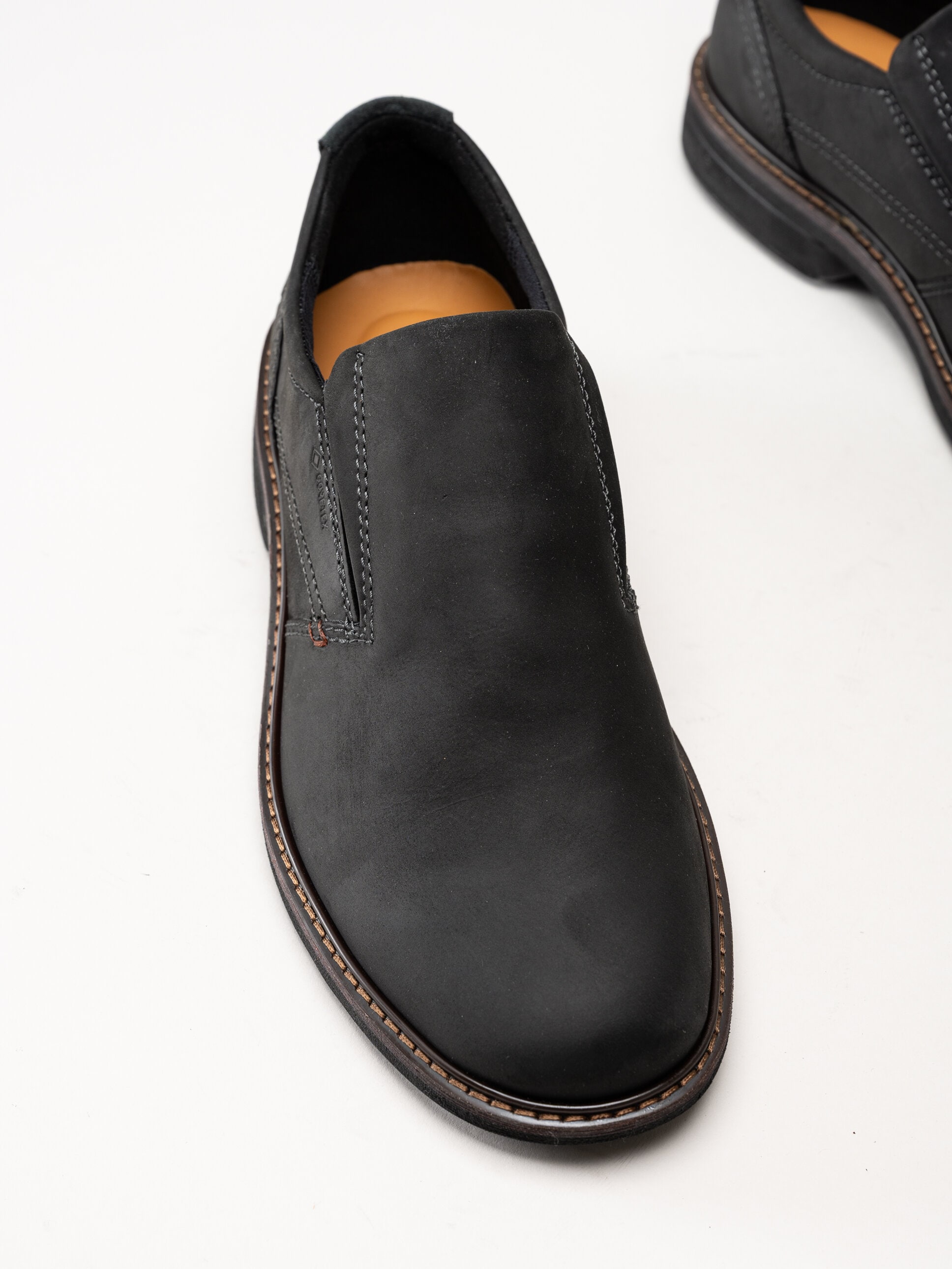 Ecco - Turn Slip On GTX - Svarta slip on skor med Gore-Tex