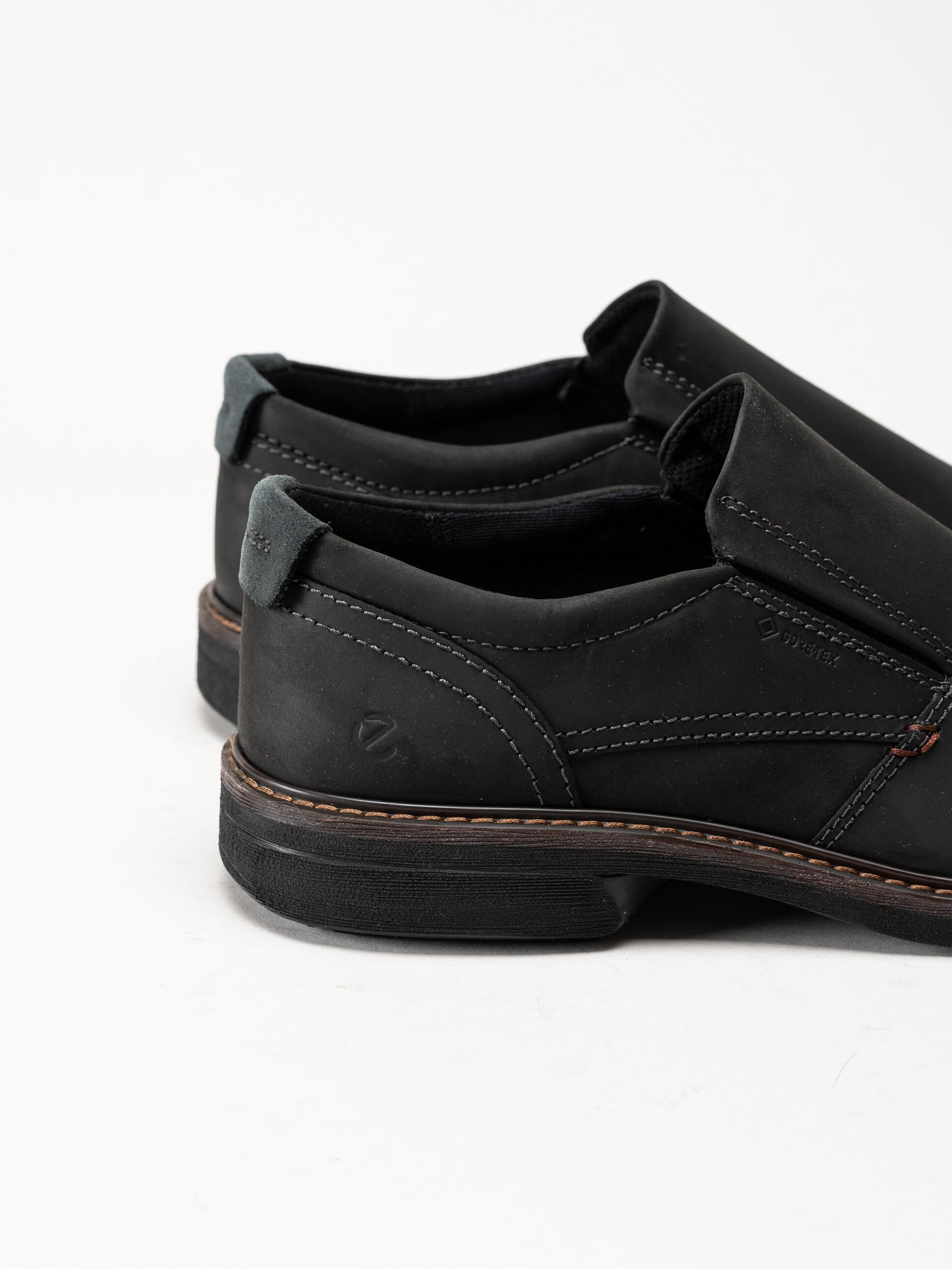 Ecco - Turn Slip On GTX - Svarta slip on skor med Gore-Tex
