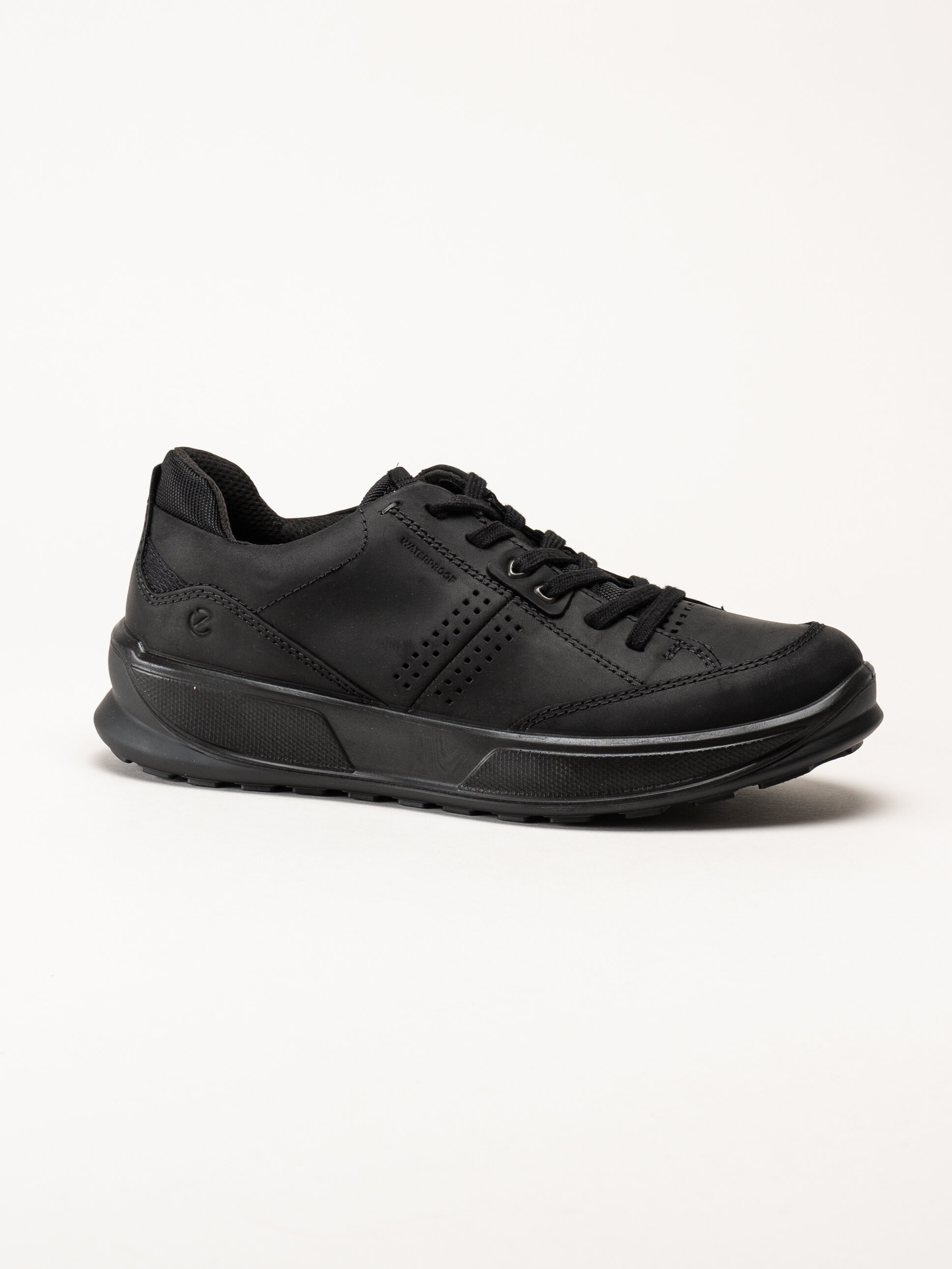 Ecco - Byway 2.0 Shoe WP - Svarta promenadskor i oljat skinn
