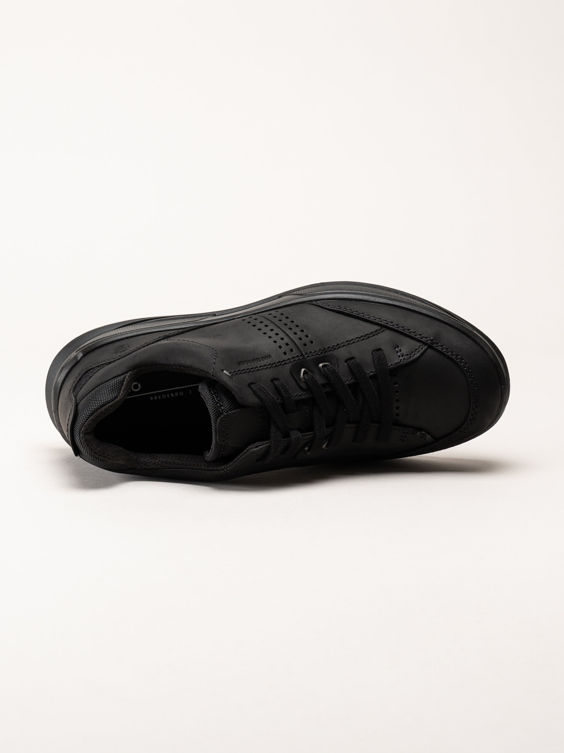 Ecco - Byway 2.0 Shoe WP - Svarta promenadskor i oljat skinn