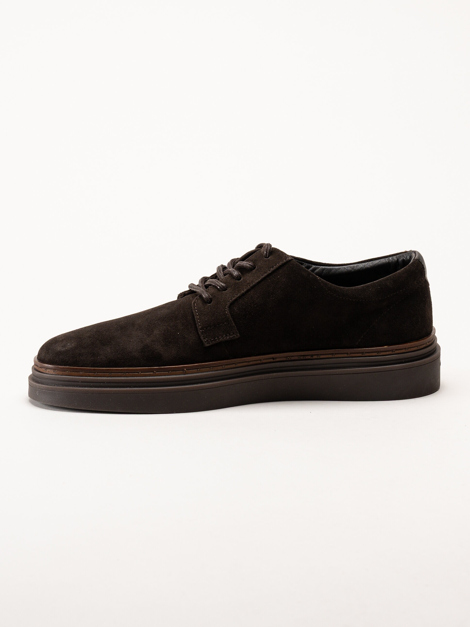 Gant Footwear - Kinzoon low lace - Mörkbruna mockaskor med snörning