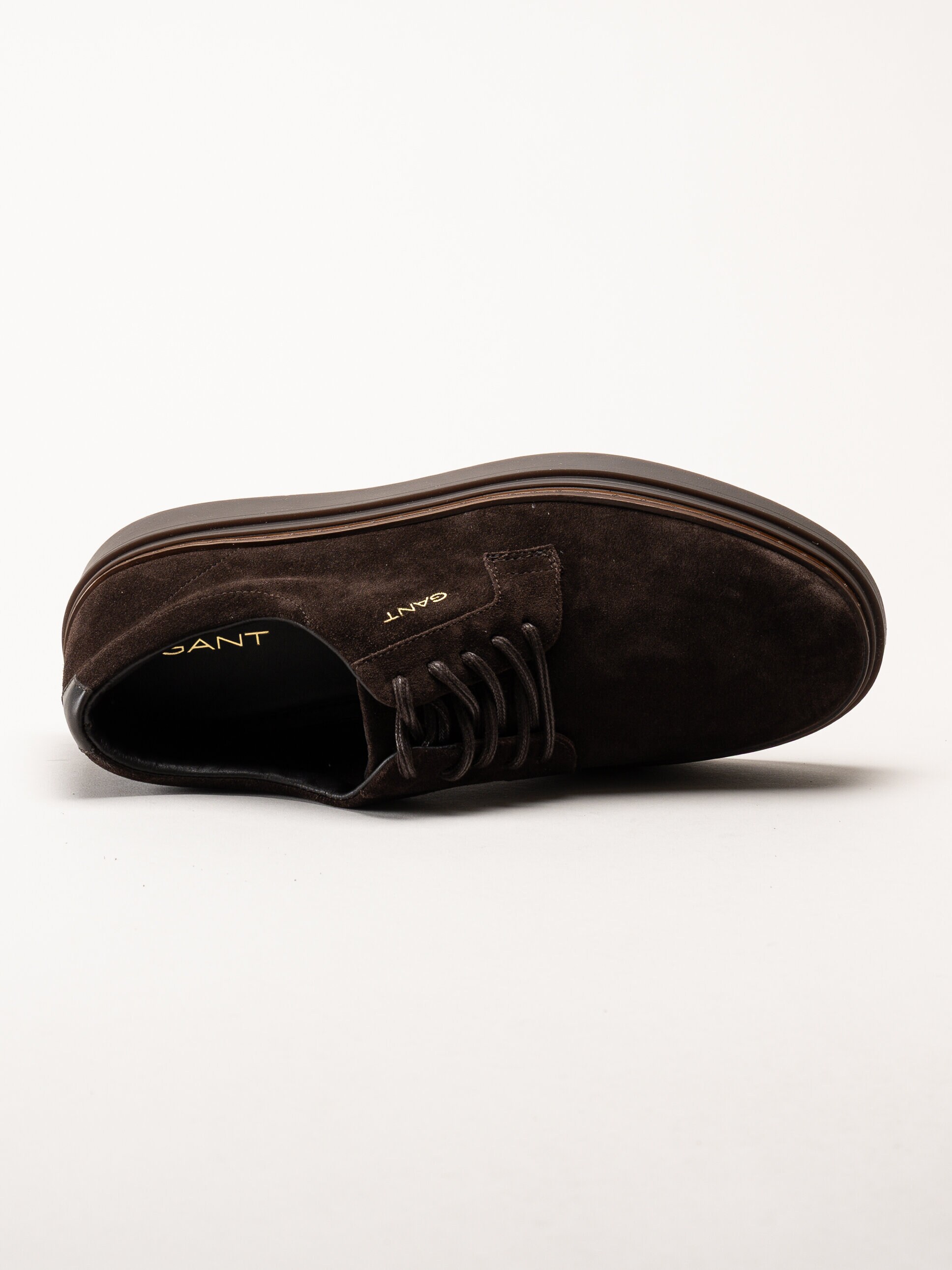 Gant Footwear - Kinzoon low lace - Mörkbruna mockaskor med snörning