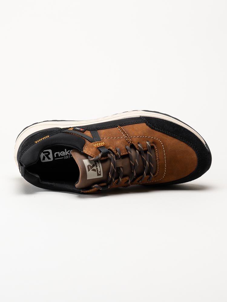 Rieker - Bruna promenadskor i nubuck
