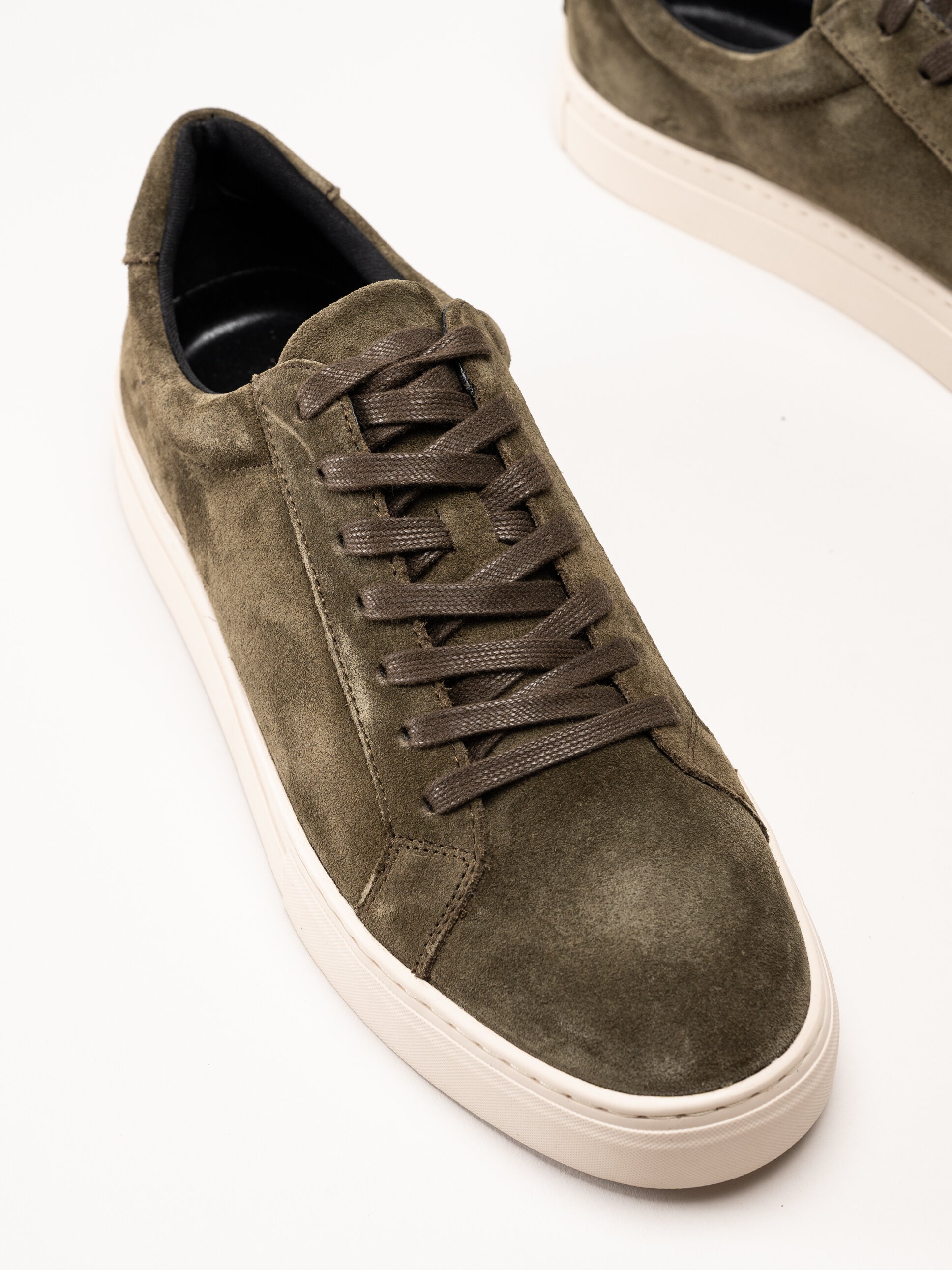 Vagabond - Paul 2.0 - Gröna sneakers i mocka