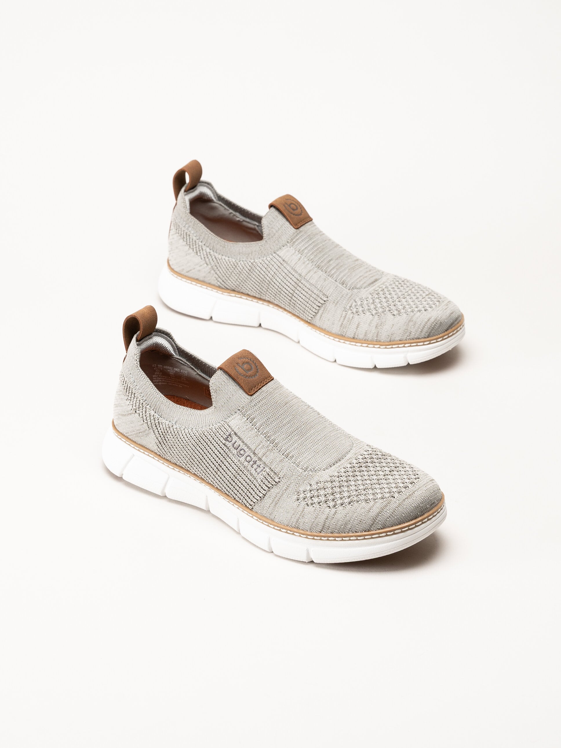Bugatti - Passadena - Grå slip on sneakers i mesh